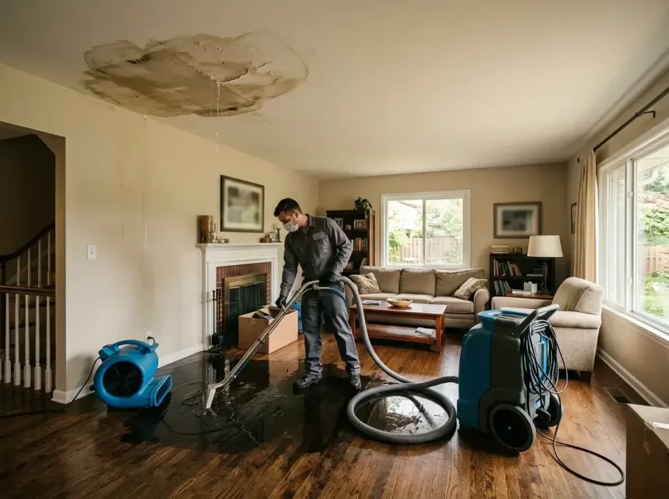 attic-pipe-burst-ceiling-drip-008 — frequently asked questions, Water Damage Restoration & Carpet Care in DeWitt, IA
